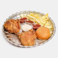 مرغ سوخاری (دو تکه)