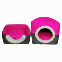 جای خواب دو کاره سگ و گربه سرخابی رنگ