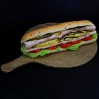 ساندویچ ژامبون مرغ تنوری