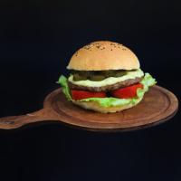 چیز برگر (نان گرد)
