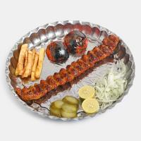 خوراک کباب لقمه زعفرانی