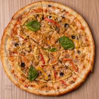 پیتزا چیکن باربیکیو ایتالیایی