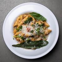 پاستا پوره گوجه و خامه