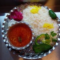 چلو خورشت قیمه سیب زمینی