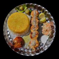 چلو جوجه کباب حلزونی