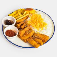 چلو ماهی سرخ شده