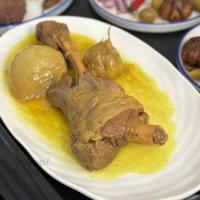 خوراک ماهیچه گوسفندی با دورچین