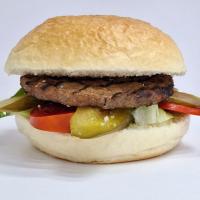 برگر ذغالی 90 درصد