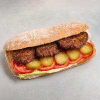 ساندویچ کتلت گوشت