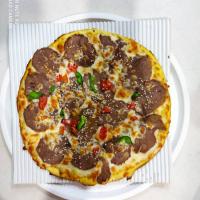پیتزا پپرونی تند ایتالیایی (متوسط)