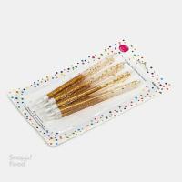 شمع مدادی طلایی