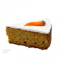 کیک هویج یک اسلایس
