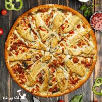 پیتزا چیکن پستو ۲۴ سانتی