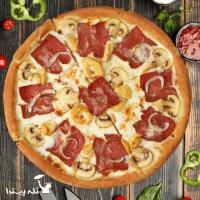 پیتزا چیکن بیکن ۲۴ سانتی