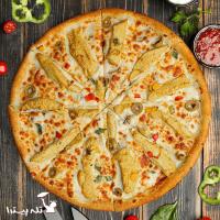 پیتزا چیکن آلفردو ۲۴ سانتی