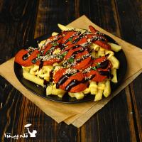 سیب زمینی سرخ شده با سوسیس مخصوص