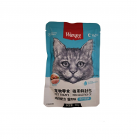 پوچ گربه ونپی طعم مرغ و خرچنگ 80 گرم