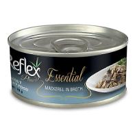 کنسرو نچرال گربه رفلکس پلاس طعم ماهی خال مخالی در آبگوشت 70 گرم