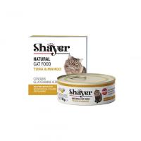 کنسرو نچرال گربه شایر طعم تن و انبه در ژله 110 گرمی