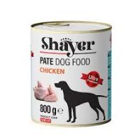 کنسرو پته سگ شایر طعم مرغ 800 گرم
