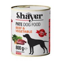کنسرو پته سگ شایر طعم بیف و سبزیجات 800 گرم