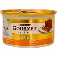 کنسرو پته گربه گورمت گلد طعم جگر 85 گرم (آلمان)