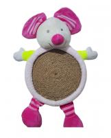 اسکرچر عروسکی گربه طرح موش صورتی