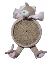 اسکرچر عروسکی گربه طرح خرس خوابالو