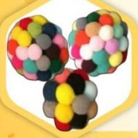 توپ بازی رنگی پم پم