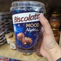 بیسکوییت لیوانی شکلات تلخ بیسکولاتا