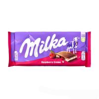 تابلت شکلات شیری با طعم تمشک میلکا 100 گرم