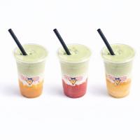 آیس ماچا لاته میوه ای