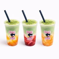 شیک ماچا میوه ای