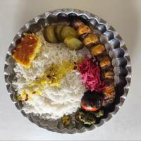 چلو کباب کوبیده نگینی