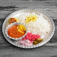 چلو خورشت قیمه سیب زمینی