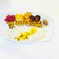 چلو کباب کوبیده مرغ