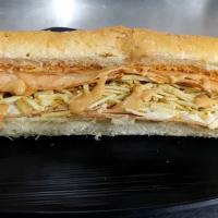 ساندویچ ژامبون گوشت تنوری