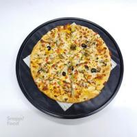 پیتزا چیکن آلفردو آمریکایی