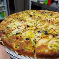 پیتزا چیکن پستو ایتالیایی