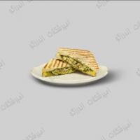 ساندویچ تست فیله مرغ و پستو