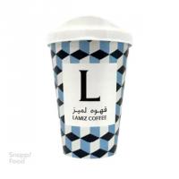 لیوان طرح شکلات شیری لمیز