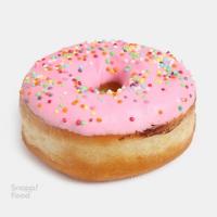 دونات شکلات صورتی