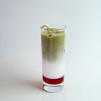 آیس ماچا لته توت فرنگی