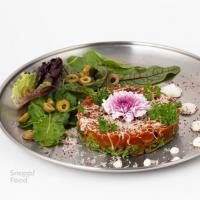 اسکرامبل گوجه و اسفناج