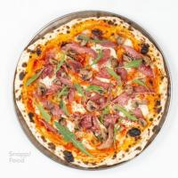 پیتزا بیکن و قارچ ایتالیایی