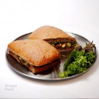 ساندویچ چیکن پستو رژیمی