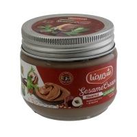 کرم کنجد فندقی شیشه ای 200 گرم