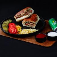 ساندویچ شاورما مخلوط