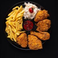 مرغ سوخاری سه تکه