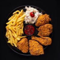 مرغ سوخاری پنج تکه